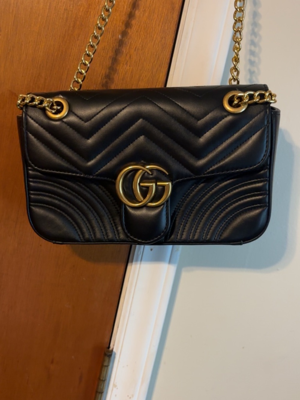 Gucci Black GG Marmont (with proof of purchase)
